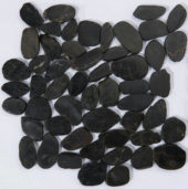 12X12 Flat Tahitian Black | Gramercy Kitchen and Bath