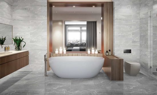 12X24 Carbon | Gramercy Kitchen and Bath