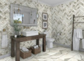 12X24 Matte Crush Gold | Gramercy Kitchen and Bath