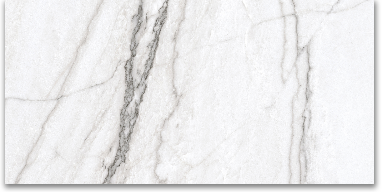 12X24 Polished Glamour White | Gramercy Kitchen and Bath