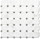 12x12 Calacatta Ottagona Mosaic | Gramercy Kitchen and Bath