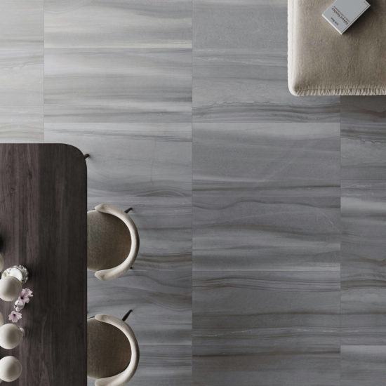 12x24 Symphony Gray | Gramercy Kitchen and Bath