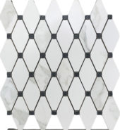 13x15 Calacatta Esagona Mosaic | Gramercy Kitchen and Bath