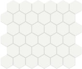 2" White Matte Hex Mosaic | Gramercy Kitchen and Bath