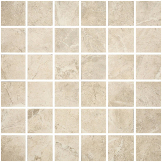 2X2 Ivory Mosic | Gramercy Kitchen and Bath