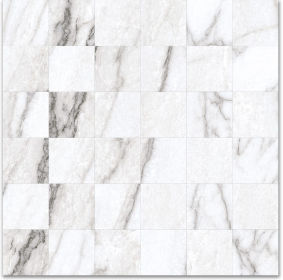 2X2 Mosaic-Matte Glamour White | Gramercy Kitchen and Bath