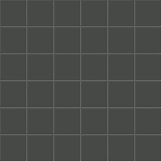 2X2 Retro Black Matte Mosaic | Gramercy Kitchen and Bath