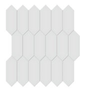 2x5 Gallery Grey Matte Picket Mosaic | Gramercy Kitchen and Bath