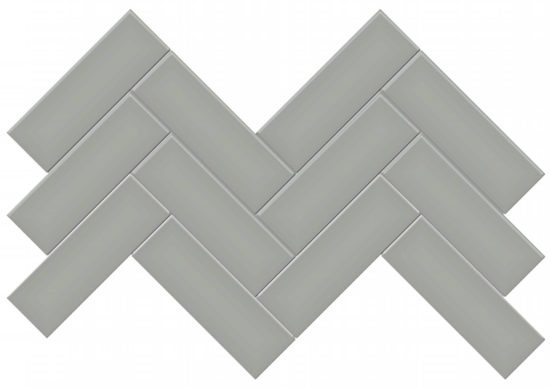 2x6 Taupe Matte Herringbone Mosaic | Gramercy Kitchen and Bath