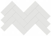 2x6 Vintage Grey Glossy Herringbone Mosaic | Gramercy Kitchen and Bath