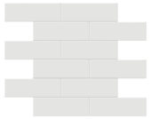 2x6 Vintage Grey Matte Brick Mosaic | Gramercy Kitchen and Bath