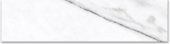 3X12 Bullnose Polished Glamour White | Gramercy Kitchen and Bath
