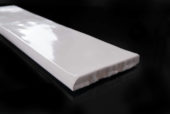 3X12 White Bullnose | Gramercy Kitchen and Bath