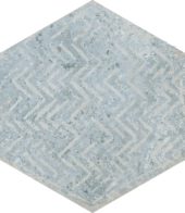 Alma 5.5X6.3 Grey Decor Hexagon | Gramercy Kitchen and Bath