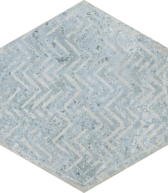 Alma 5.5X6.3 Grey Decor Hexagon | Gramercy Kitchen and Bath