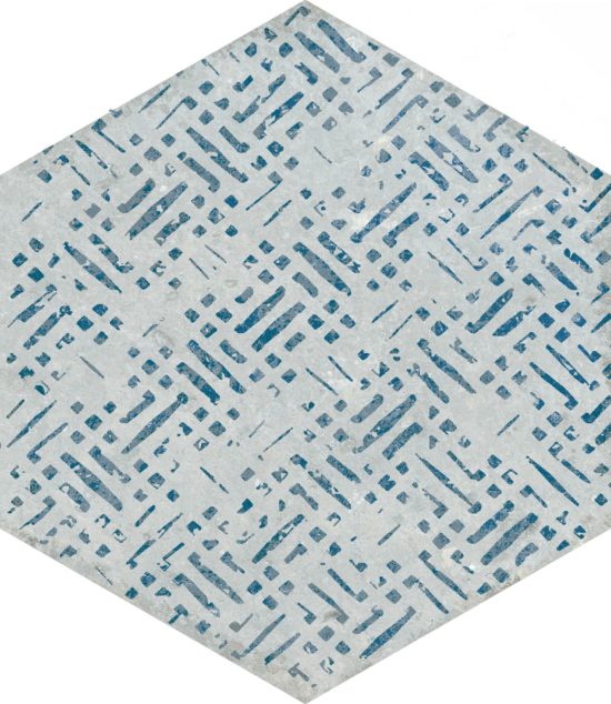 Alma 5.5X6.3 Grey Decor Hexagon | Gramercy Kitchen and Bath