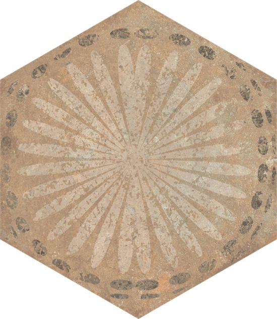 Alma 5.5X6.3 Sand Decor Hexagon | Gramercy Kitchen and Bath