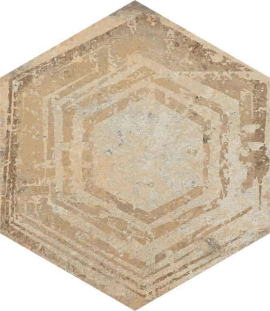 Alma 5.5X6.3 Sand Decor Hexagon | Gramercy Kitchen and Bath