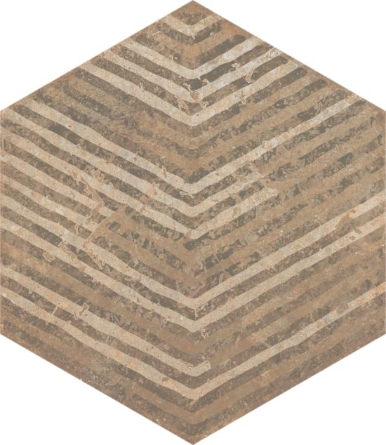 Alma 5.5X6.3 Sand Decor Hexagon | Gramercy Kitchen and Bath