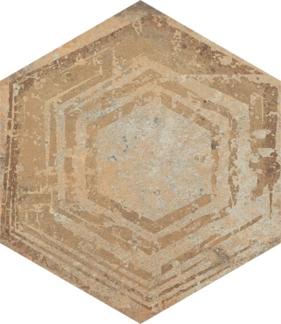 Alma 5.5X6.3 Sand Decor Hexagon | Gramercy Kitchen and Bath