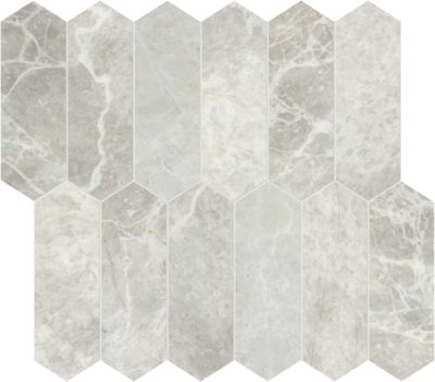 Apollo Argento 2×6 Picket Mosaic