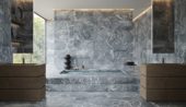 Aqua Intenso 18x36 | Gramercy Kitchen and Bath