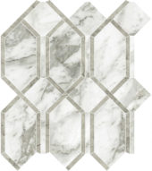 Arabescato Verona Polished Modella Mosaic | Gramercy Kitchen and Bath