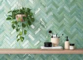 Aruba Moss Gloss 2x6 | Gramercy Kitchen and Bath