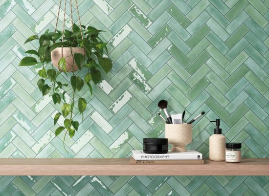 Aruba Moss Matt 2x6 | Gramercy Kitchen and Bath
