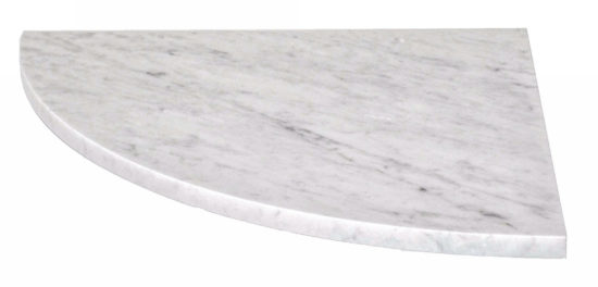 Bianco Carrara 18 Inch Seat | Gramercy Kitchen and Bath