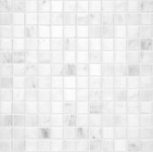 Bianco Venatino 1x1 Honed Mosaic | Gramercy Kitchen and Bath