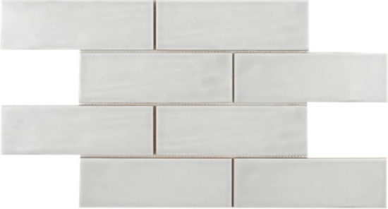 Brickwork Mosaic Matte Flint | Gramercy Kitchen and Bath