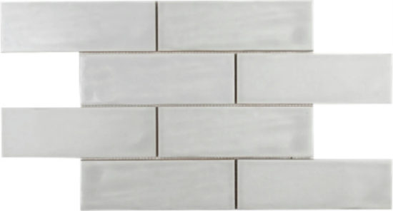 Brickwork Mosaic Matte-Gloss Flint | Gramercy Kitchen and Bath