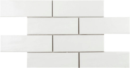 Brickwork Mosaic Matte-Gloss Pearl | Gramercy Kitchen and Bath