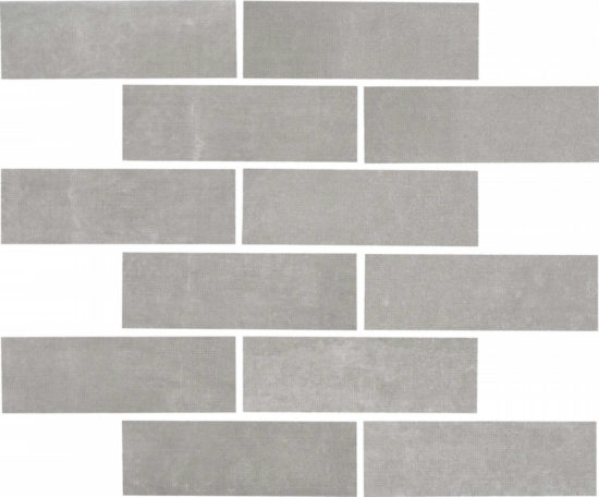 Broadway Silver 2X6 Mosaic | Gramercy Kitchen and Bath