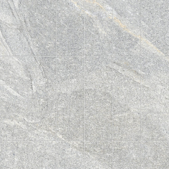 Capri Light Grey 2X2 Mosaic | Gramercy Kitchen and Bath
