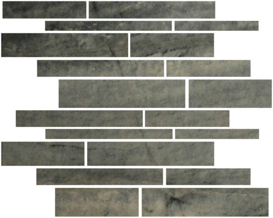 Carbon Random Mosaic | Gramercy Kitchen and Bath