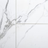 Carrara Marble Shower Wall Kit 36x60x78 | Gramercy Kitchen and Bath