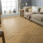 Chevron American Red Oak | Gramercy Kitchen and Bath