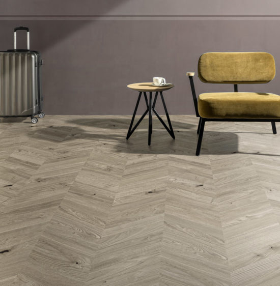Chevron Oak Sevilla Taupe | Gramercy Kitchen and Bath