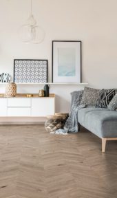 Chevron Oak Sevilla Taupe | Gramercy Kitchen and Bath