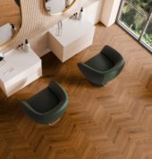 Chevron Timber Espresso | Gramercy Kitchen and Bath