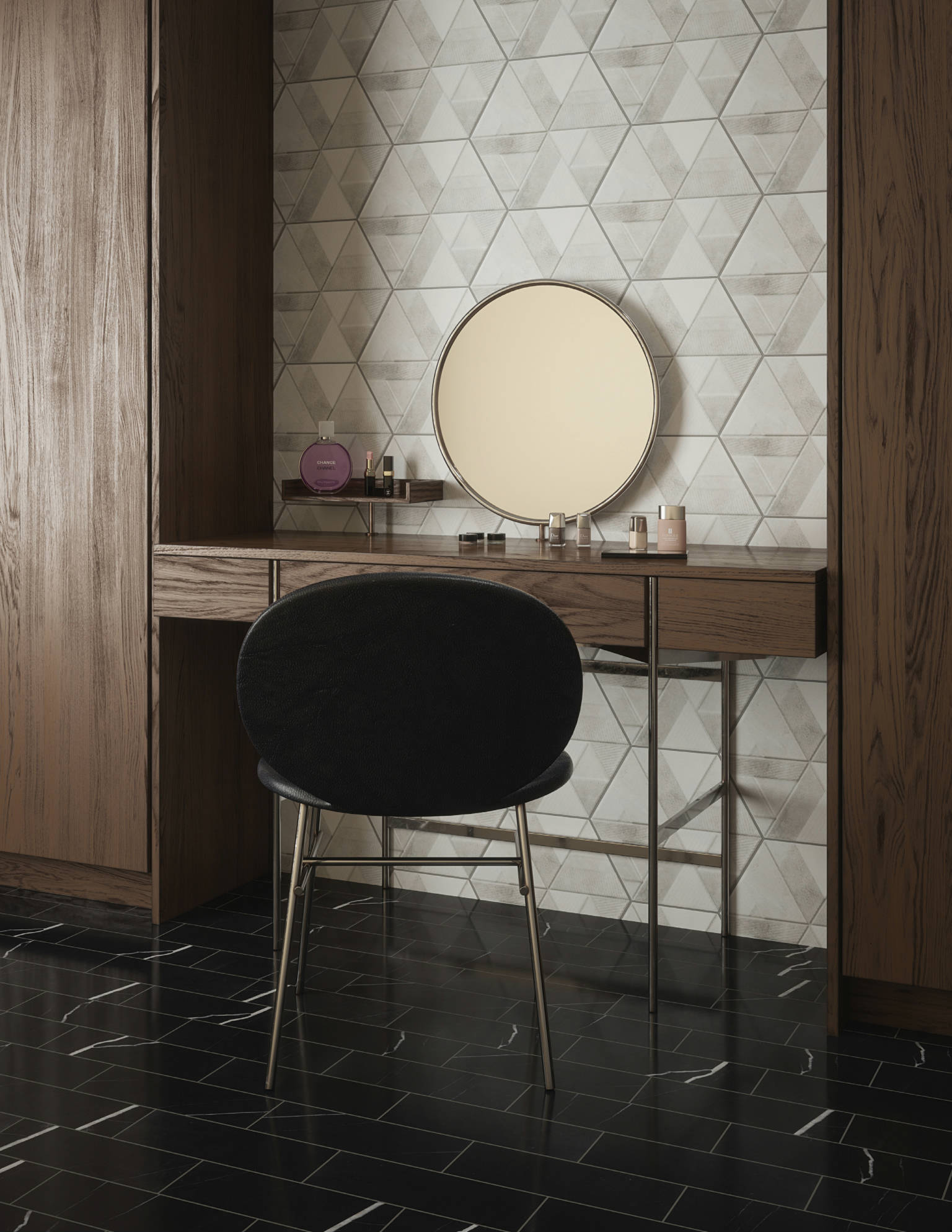 Contour Hex Field Tile | Gramercy Kitchen and Bath