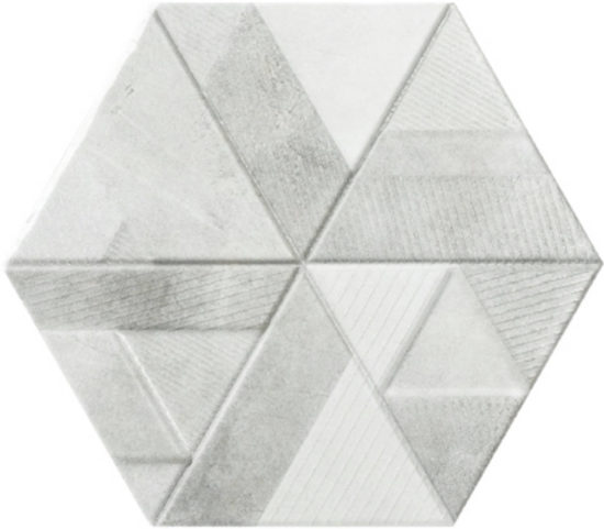 Contours Hex Field Tile | Gramercy Kitchen and Bath