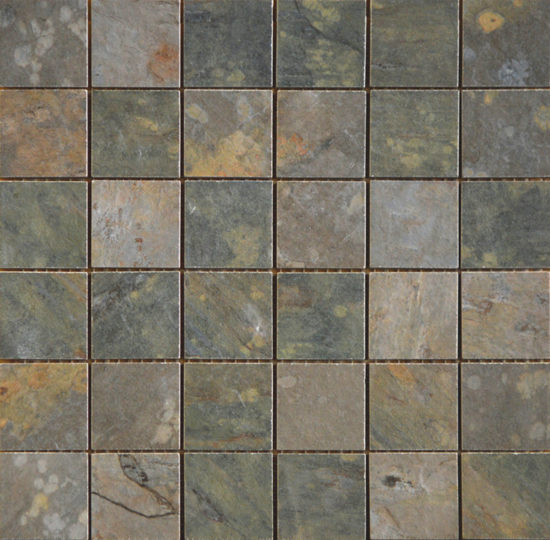 Copper 2x2 Mosaic | Gramercy Kitchen and Bath