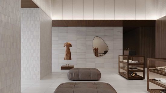 Cosmo Lumino 2x6 Picket Mosaic | Gramercy Kitchen and Bath
