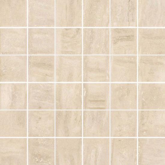 Crema Navona Matte 2X2 Mosaic | Gramercy Kitchen and Bath