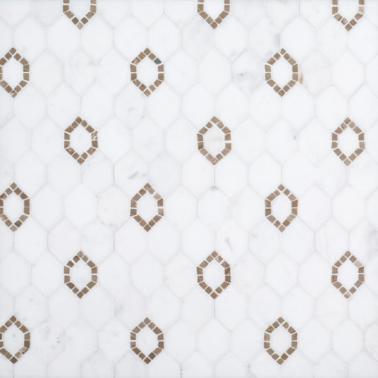 Daffodil Cream Mosaic | Gramercy Kitchen and Bath