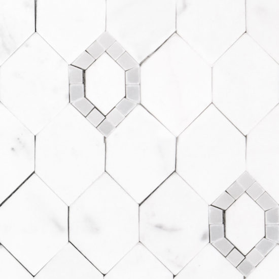 Daffodil Grey Mosaic | Gramercy Kitchen and Bath