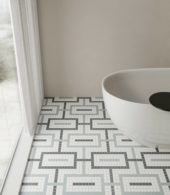 Dawn Blend Matte Chain Pattern Mosaic | Gramercy Kitchen and Bath